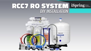 Installation  iSpring RCC7 Reverse Osmosis Water Filter System [upl. by Filler]