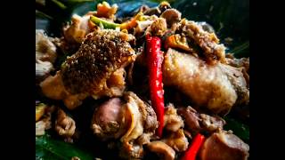 Tribal Baked Chicken in Bamboo Shoot Recipe at Maries Tribal Kitchen DIY  Maries Tribal Kitchen [upl. by Raff]