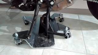 carrello sposta moto Omcrop tracer 900 [upl. by Glasgo]