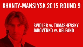 FIDE Grand Prix KhantyMansiysk 2015 Round 9 Highlights [upl. by Taka735]