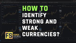 How To Identify Strong And Weak Currencies [upl. by Ahswat]