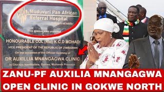 Breaking🥵ZanuPF Auxillia Mnangagwa open Clinic in Gokwe North Commissioned by Vp Kembo Mohadi🔥🇿🇼 [upl. by Ahsinom]