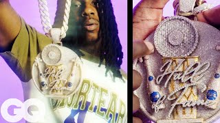 Polo G Shows Off More of His Insane Jewelry Collection  On the Rocks  GQ [upl. by Namlaz]