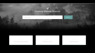 Phishing Website  URL  Detection  Machine Learning  Flask Framework  Final Year College Project [upl. by Arvid]