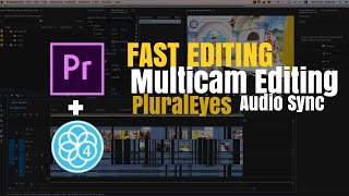 Multicam Audio Sync with Adobe Premiere for Video Editing Workflow weddings  PluralEyes 4 [upl. by Brier241]