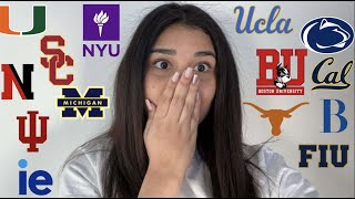 College Decision Reactions  Stats 2022  USC NYU UCs etc [upl. by Berhley393]