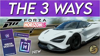 HOW TO GET Backstage Passes Forza Horizon 5 Horizon Backstage 3 WAYS [upl. by Nnoved279]