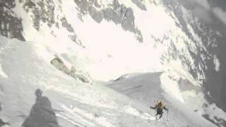 Aiguille de lAmone  52 E4  snowboard [upl. by Pollock]