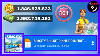 SIMCITY BUILDIT DINHEIRO INFINITO E TUDO DESBLOQUEADO COM NÍVEL MÁXIMO MEDIAFIRE ATUALIZADO 2024 [upl. by Papagena]