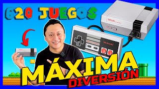 🎮 620 Juegos en Uno  Mini Consola Nes  Unboxing Review y Configuración 👾🕹️ [upl. by Akimad318]