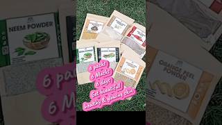 6pack 6mask 6days healthyskin glowingskin whitening skincare dailyvlog darazshopping [upl. by Reivaz214]