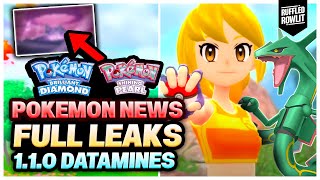 POKEMON NEWS amp LEAKS  ALL DATAMINED INFO in Pokemon Brilliant Diamond Shining Pearl EVENTS amp MORE [upl. by Enorahs960]