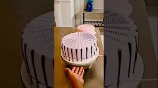 Easy cake decoration cakedecorating [upl. by Hannan700]