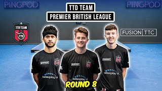 TAKING ON LONDON’S BEST CLUB  TTD Team vs Fusion  British Premier League  M8 [upl. by Eirrek]