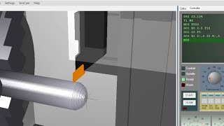 CNC Gcode G02 G03 para Torno CNC tutorial en español usando el simulador CNC Simulator Pro [upl. by Ledda]