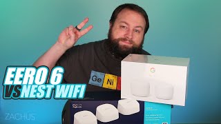 EERO 6 vs Nest Wifi  Mesh Network Wifi Router Comparison [upl. by Sokin]