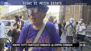 Con coppa Cobram Firenze ricorda Fantozzi  Agorà Estate 31072017 [upl. by Evreh]