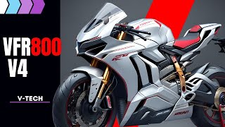 The Honda VFR800F V4 is Returning 🔥 Return with Marlin Design with New DOHC V4 Engine [upl. by Asiuqram]