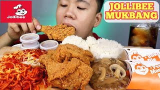 JOLLIBEE MUKBANG  Jollibee Menu  Pinoy Mukbang  Mukbang Philippines  Asmr MukbangVivas Malimban [upl. by Inafit]