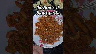 Instant red sauce pasta 😋  suji pasta [upl. by Sanyu]