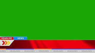 GREEN SCREEN NEWS TEMPLATE  HEADLINES NEWS FREE  FREE LOWERTHIRD [upl. by Erolyat940]