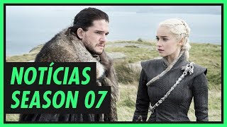 JON SNOW DAENERYS e notícias da sétima temporada  GAME OF THRONES [upl. by Jurgen]