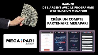 Créer un compte partenaire MegaPari  Tutoriel complet 📲 [upl. by Pfeifer]