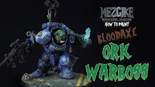 How to paint  Bloodaxe Warboss by Mezgike [upl. by Nolur]