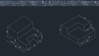 Autocad Isometric Drawing Tutorial  2024 [upl. by Suoicul]