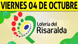 Resultados Lotería de RISARALDA del Viernes 4 de Octubre de 2024 PREMIO MAYOR 😱🚨💰 [upl. by Anirak]