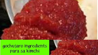 MAKE YOUR OWN GOCHUJARU  GOCHUJANG FOR YOUR KIMCHI  PINAY CUISINE IN SWEDEN [upl. by Sabella]