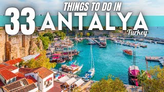 Best Things To Do in Antalya Turkey 2024 4K [upl. by Ob]