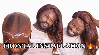 BEGINNER FRIENDLY WIG INSTALLATION  how to install frontal on yourself [upl. by Stromberg]