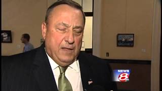 Uncut Gov LePage comments spark controversy [upl. by Anamor583]