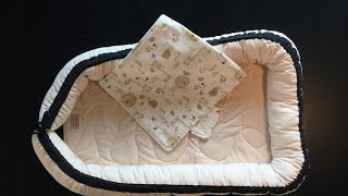 How to sew a baby nest  step by step tutorial to make your own dockatot [upl. by Atiuqihc]