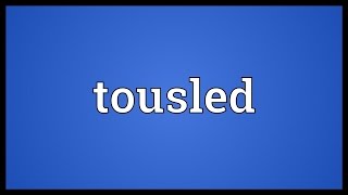 Tousled Meaning [upl. by Gniy]