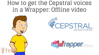 Tutorial  How To Use The Cepstral Voices in a Wrapper Offline Video [upl. by Lytsirhc]