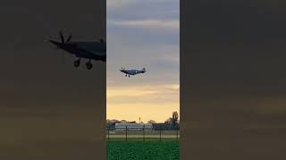 Spitfire at dusk aviation military aircraft planespotting militaryaviation [upl. by Ilak520]