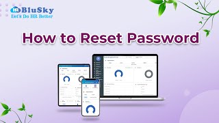 How To Reset Password in HRBluSky [upl. by Tattan]