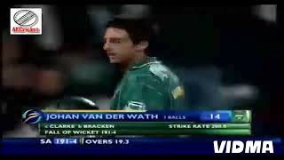 NATHAN BRACKEN 144 VS SOUTH AFRICA  JOHANNESBURG IN 2006 [upl. by Oemor569]