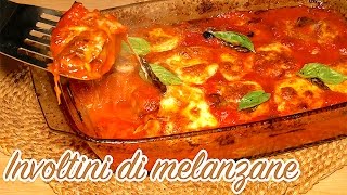 INVOLTINI di Melanzane al Forno Video 4K  How to Make Italian EGGPLANT ROLLATINI [upl. by Notyap]