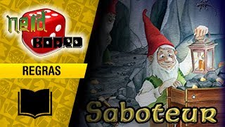 Saboteur REGRAS EXPLICADAS  NerdBoard S05E07 [upl. by Ennirac]