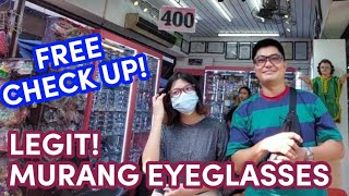 Legit Murang Bilihan at pagawaan ng EyeGlasses Frame amp Lens  Paterno amp Carriedo Quiapo Manila [upl. by Eimmak789]