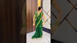 bottle green gotta patti saree  Rohit fashion club [upl. by Piers]