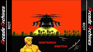 Arcade Archives RIOT  Nintendo Switch release  the return of a legendary pointandshoot shooter [upl. by Coridon413]