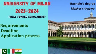 UNIVERSITY OF MILAN Requirements Application Process Bachelor’s and Master’s Degree [upl. by Sapphira]