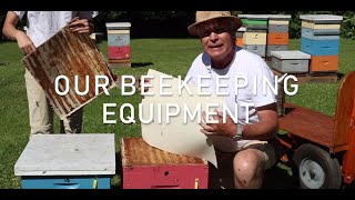 Our Beekeeping Equipment [upl. by Annaynek]