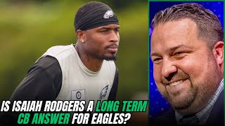 Mike Gill on Eagles DEPTH Dilemma Isaiah Rodgers Role in CB Room amp more [upl. by Huberman515]