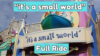 its a small world ride POV Walt Disney World Orlando Florida 2024 [upl. by Wilbert702]