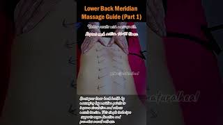 Lower Back Meridian Massage Guide Part 1 [upl. by Acinna104]